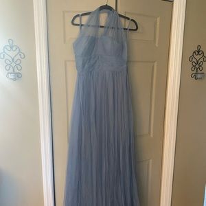 Evening/cocktail/prom dress size 12 ash blue
